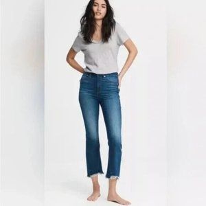 rag & bone Blue Flare Jeans